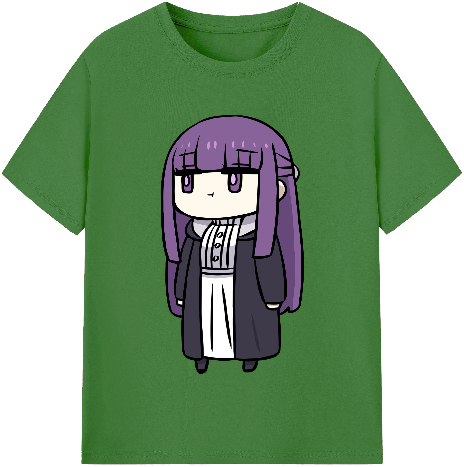 （画像用） 葬送のフリーレン Frieren レディースカジュアルプリントTシャツ（綿100％）
